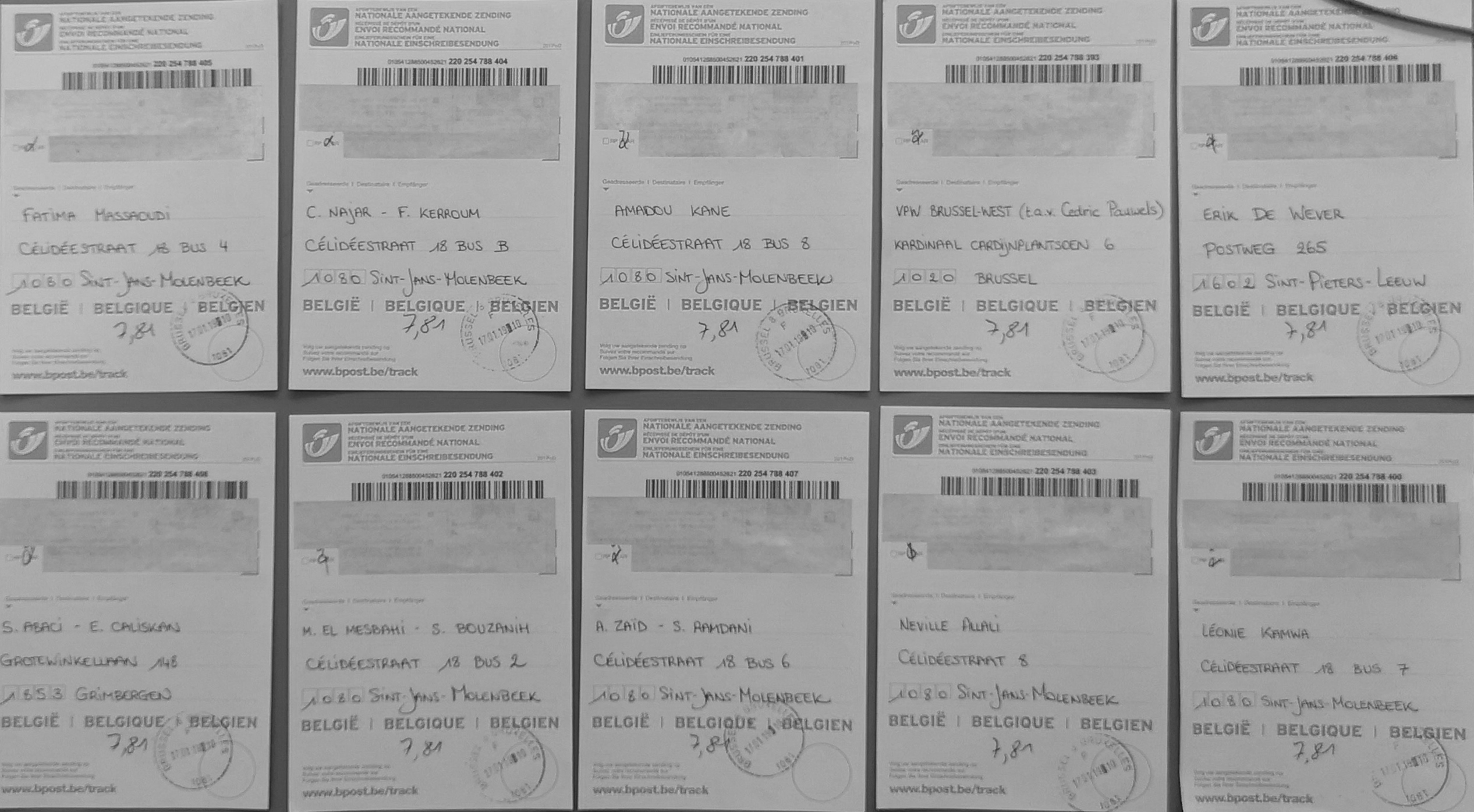 A402.16 PARUCKSCHOOL BA Afschrift van de bekendmaking aan de mede eigenaar 